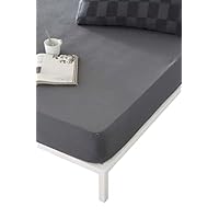 Lenzuola blu dimensioni una piazza e mezza per il letto 100