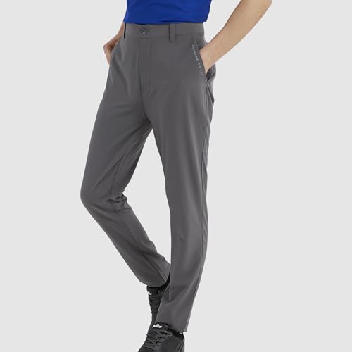 Pantalon de golf pour homme regular fit souple anti transpiration classique