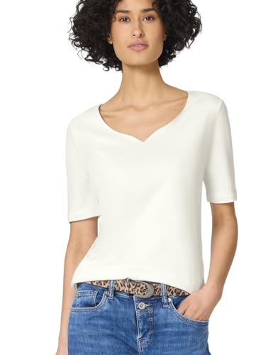 Basic T-Shirt mit Herzausschnitt