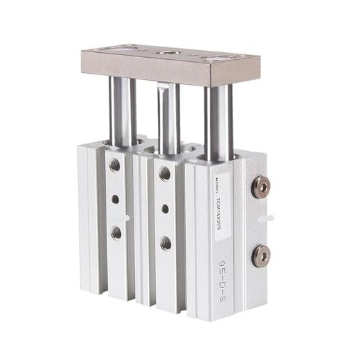 Vérin pneumatique mince TCM16 guidé 3 axes actionneur double effet compact
