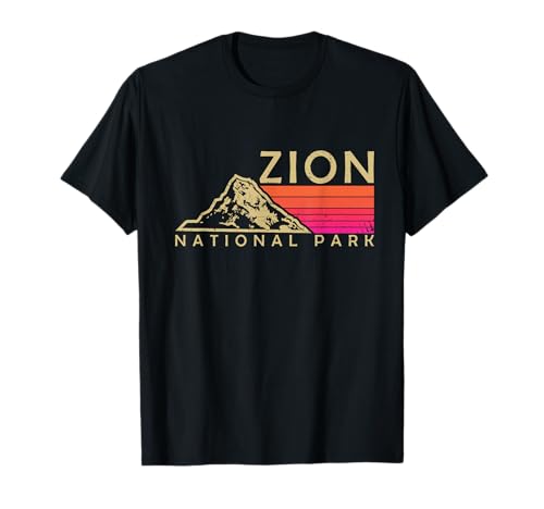 Senderismo al Parque Nacional Retro Zion Utah Camiseta