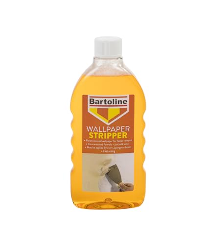 Bartoline Wallpaper Stripper 500 ml Fast-Acting Concentrated Solution for Easy Wallpaper Removal