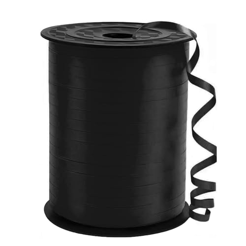 500 Yard Premium Black Curling Ribbo Curling Ribbon for Gift Wrapping Balloon String Gift Ribbon for Baby Shower Party Decoration