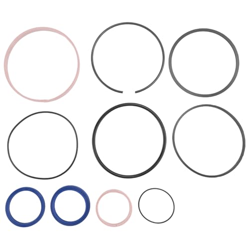 Flaroey Kit de junta para reconstrucción de cilindro hidráulico para cilindro con orificio de 4,0 pulgadas para cilindro con vástago de 1,75 pulgadas, kit de reconstrucción de cilindro hidráulico