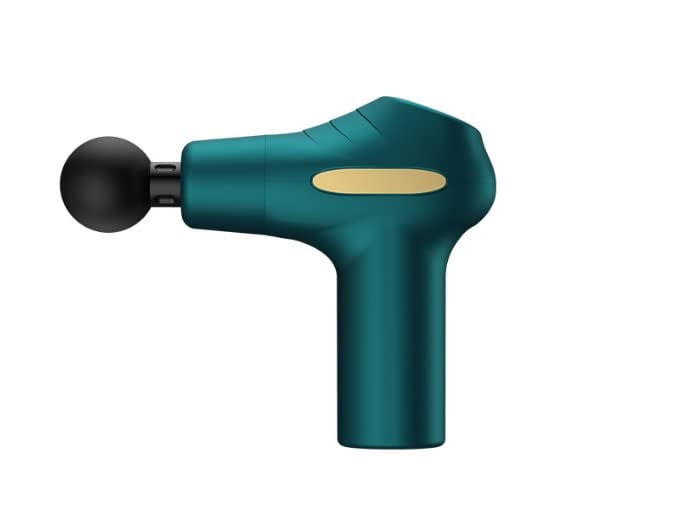Masajeadores Pistola de masaje masajeador de tejido profundo, masajeador de percusión de 32 velocidades con pantalla LCD, pistola de masaje muscular de mano con 4 cabezales de masaje for la relajación