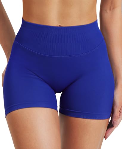 Image of VOYJOY Women Workout Impact Shorts 2.5 inch / 3.6 inch / 4.5 inch / 6 inch Scrunch Butt Booty | Tummy Control, High Waisted, Bike Short, Gentle Compression, for Women