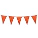 Produktbild Boland 74786 - Riesen-Wimpelkette Orange, Größe 45 x 1000 cm, Fahnenkette, Foliengirlande, Hängedekoration, Karneval, Mottoparty, Geburtstag, Kindergeburtstag, Violett, 45x30 (XL)