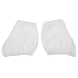 Elegantes y minimalistas: las fundas white para botas aportan un estilo atemporal a las sesiones de patinaje, complementando los uniformes y realzando el aspecto profesional de las fundas para botas de patinaje artístico para todas las edades, fundas lavables para patines, fundas de terciopelo para botas de patinaje