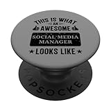 social media manager regali citazione divertente social media manager popsockets popgrip intercambiabile