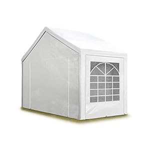 Partytent Feesttent Paviljoen wit 180 g/m² PE zeil 100% waterdicht UV-bestendig