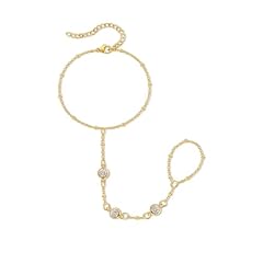 Gold Hand Chain Bracelet AN141G