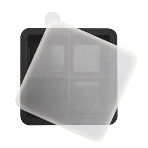 4グリッドン製氷皿 蓋付き 再利用可能製氷機 ジュースドリンク コーヒー ウイスキー カクテル用501