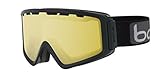Ventilación Flow-Tech Bollé Z5 OTG - Máscara de Esquí, Unisex, Adulto, Negro (Shiny Black Lemon Gun), M/L