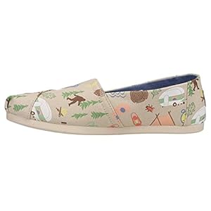 Toms Tiny Classic 13001D10 lage schoenen voor kinderen, uniseks, Happy Camper print, 38 EU