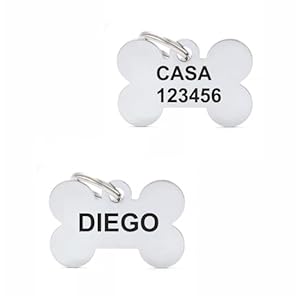 AMA SHOP Personalisierbare Hundemarke MCOP001