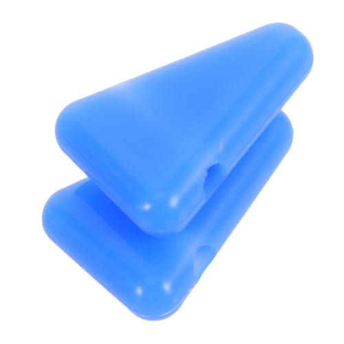 MUSISALY 2pcs Bloc Porte-fourche en Silicone Triangle Antidérapant Support pour Diapason pour Activités en Plein Air et Voyage