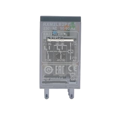 Relais miniature 8 broches 230V AC avec indicateur LED pour contrôle précis