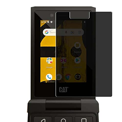 Puccy Privacy Screen Protector Film, Compatible with CAT S22 Flip Anti Spy TPU Guard （ Not Tempered Glass Protectors ）, Black