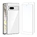 Produktbild NEW'C Hülle für Google Pixel 7 - Ultra Transparent Silikon Weiches TPU Gel und 2 × Panzer Schutz Glas für Google Pixel 7 - Anti Scratch