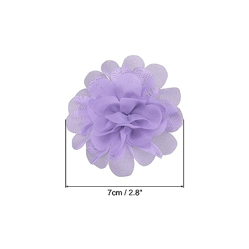 PATIKIL 2.8" Chiffon Flowers - Image 2
