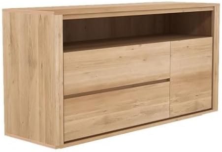 Sideboard Cabinet Solid Wood Dining Sideboard Storage Cabinet Modern Kitchen Storage Cabinet Home Living Room Against The Wall Sideboard Cabinet with Drawers(180cm)