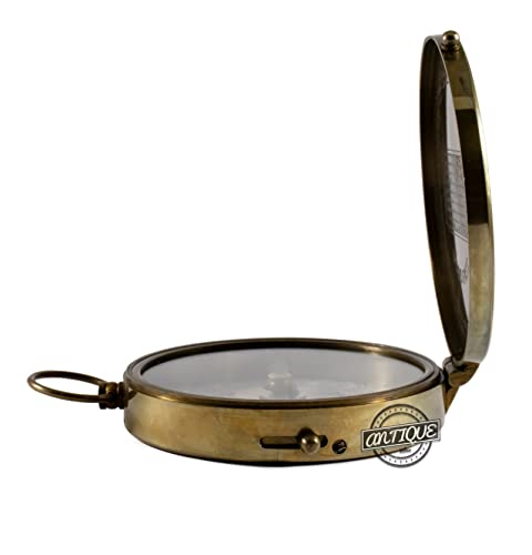 Brújula de regalo de latón - para hijo de papá y mamá - Navegación grabada American Scout - Recuerdos de bautizo, cumpleaños para hombres y mujeres miniatura 4