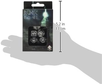 Q-Workshop Runic Dice Black/White (7) Board Game