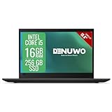 Lenovo Thinkpad Laptop Computer Business, Pc Portatile Notebook Intel i5 8th, Ram 16Gb, SSD 256Gb, Display da 15.6", WiFi, Windows 11 Pro + Libre Office (Ricondizionato)