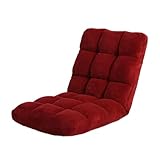 Verstellbarer Bodenstuhl mit Rückenstütze, Klappsofa für bequemen Wohn- und Schlafzimmer-Gebrauch