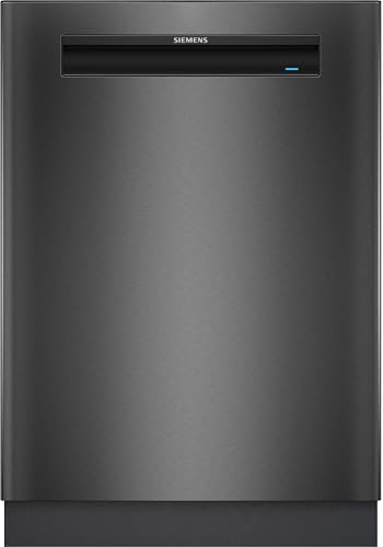 Siemens iQ300, Unterbau-Geschirrspüler, 60 cm, Gebürsteter schwarzer Stahl mit Anti-Fingerprint, SN13HC72CS