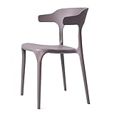 KLJGNCKM Sillas de plástico for Cocina, Sala de Estar, Silla, reunión, negociación, Taburete, Lugar Comercial, Muebles, Tienda de té(3-Pack)