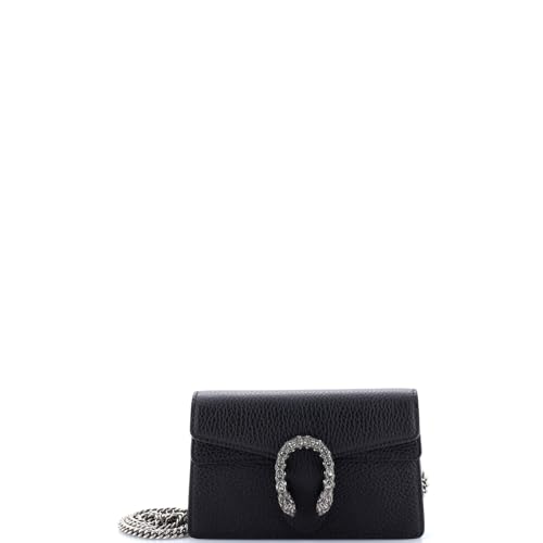 Gucci, Pre-Loved Dionysus Bag Leather Super Mini, Black