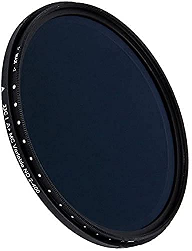 Image of JJC F-NDV52 Series Variable Neutral Density Filter (52mm) for Camera Lens Photography, ND2 - ND400 Adjustable ND Filter, Black