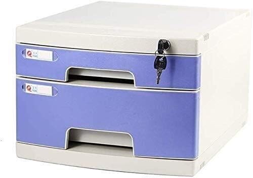 Classeur bureau organisateur ELzEy meuble classeur 2 tiroirs avec serrure