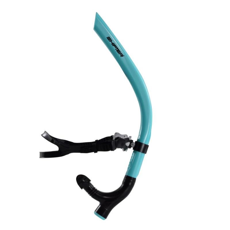 Image of Shifter Swimming Snorkel Tube-One Size Fits All Snorkeling Kit for Adults,Ideal Professional Snorkeling Gear,Pure Silicone Strap and Comfortable Mouth Piece (Blue)