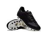 Pantofola D'Oro Lazzarini 2.0 Vitello, Linguetta Corta, Scarpa da Calcio (PC2816-02N) (42 EU, Nero)