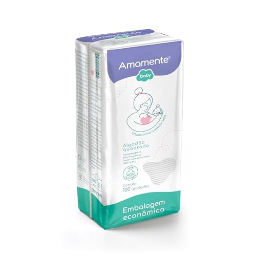Algodão Quadrado Amamente® Baby 100 UN