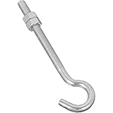 National Hardware N221-689 2162BC Hook Bolt Zinc plated, 5/16' x 5'