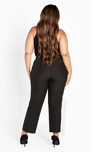 Women's Plus Size Cool Hand Trouser Black3