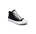 Converse Unisex Chuck Taylor All Star Malden Street Faux Leather MID, Black/White/Black, 9.5