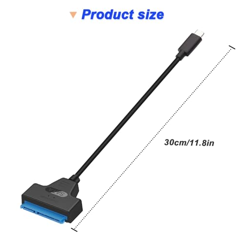 Adaptador USB-C a SATA 2.5" 10Gbps 2 Pack miniatura 2