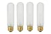 40T10/120V -Tubular - 120V - Medium (E26) Base - Incandescent Light Bulb (Frosted, 40 WATT-4 Pack)