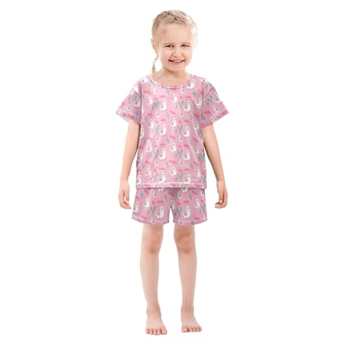 Cute Alpaca Pajama Set Pajamas Sleepwear Nightwear Loungewear Clothes Set B0404044