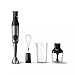 Philips Hand Blender 5000 Series - 1200W, Anti- Splash Guard, SpeedTouch Technology, LED Speed Indicator, Chopper, Whisk, Compact, Black/Metal - HR2683/00