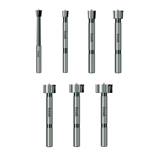 Freud PB-107B: 1/4" to 1" (Dia.) 7 Pcs. Forstner Bit Set*