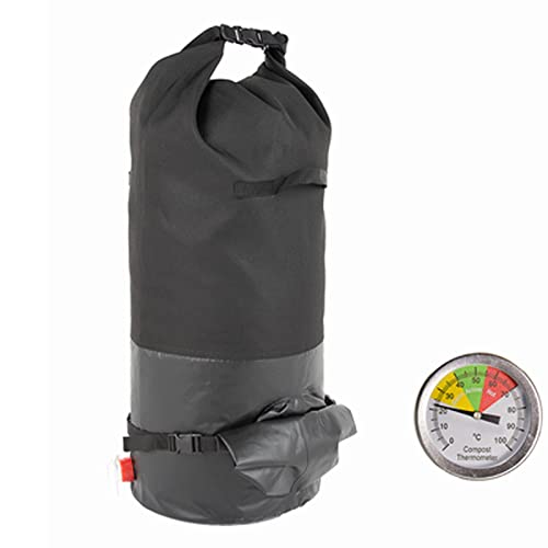 Bolsas de basura reutilizables Nano Compost con tejido resistente de 19 galones para jardín 2