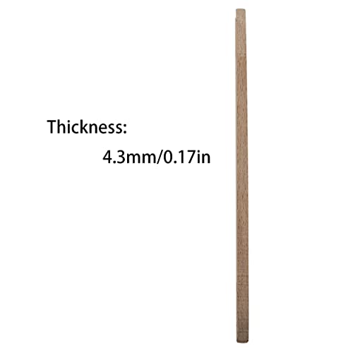 Ruiwaer 2PCS 15cm Wooden Knitting Needles Weaving Loom Tools Shuttle Beech DIY Sweater Scarf Tapestry Weaving Accessories for Weaving Kid DIY Craft Sweater Scarf - Thumbnail 4