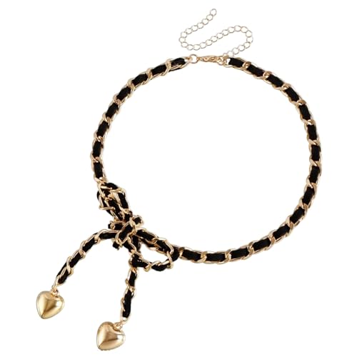 Collier de clavicule cœur suspendu parfait pour sublimer une robe de soirée