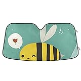Car Windshield Sun Shade -Honey Bee Sun Visor Protector, Sunshade To Keep Your Vehicle Cool And Damage Free, Easy To Use, Fits Windshields of Most Sizes(8ya5c3)