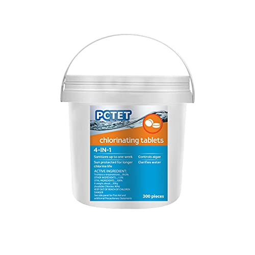 Chlorine Pool Tablets for Swimming Pool,300 Pcs Pool Chlorine Tabs,Swimming Pool Tub Small Chlorine Tablets